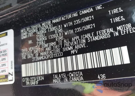 2023 Lexus Rx 350 F Sport Handling из США, поврежденный, VIN 2T2BAMCA3PC019333